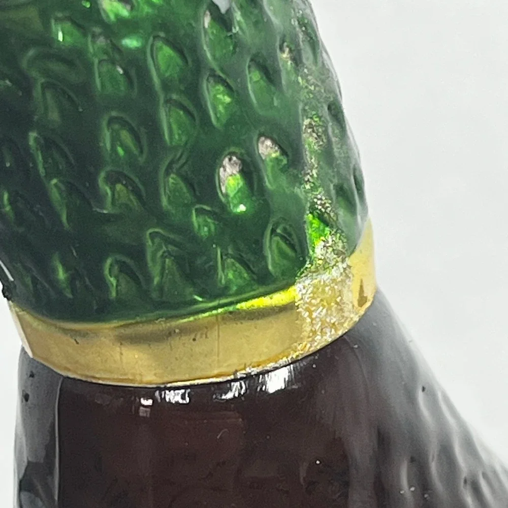 Vintage Avon Pheasant Decanter Oland After Shave Glass Bottle Collectible Brown‎